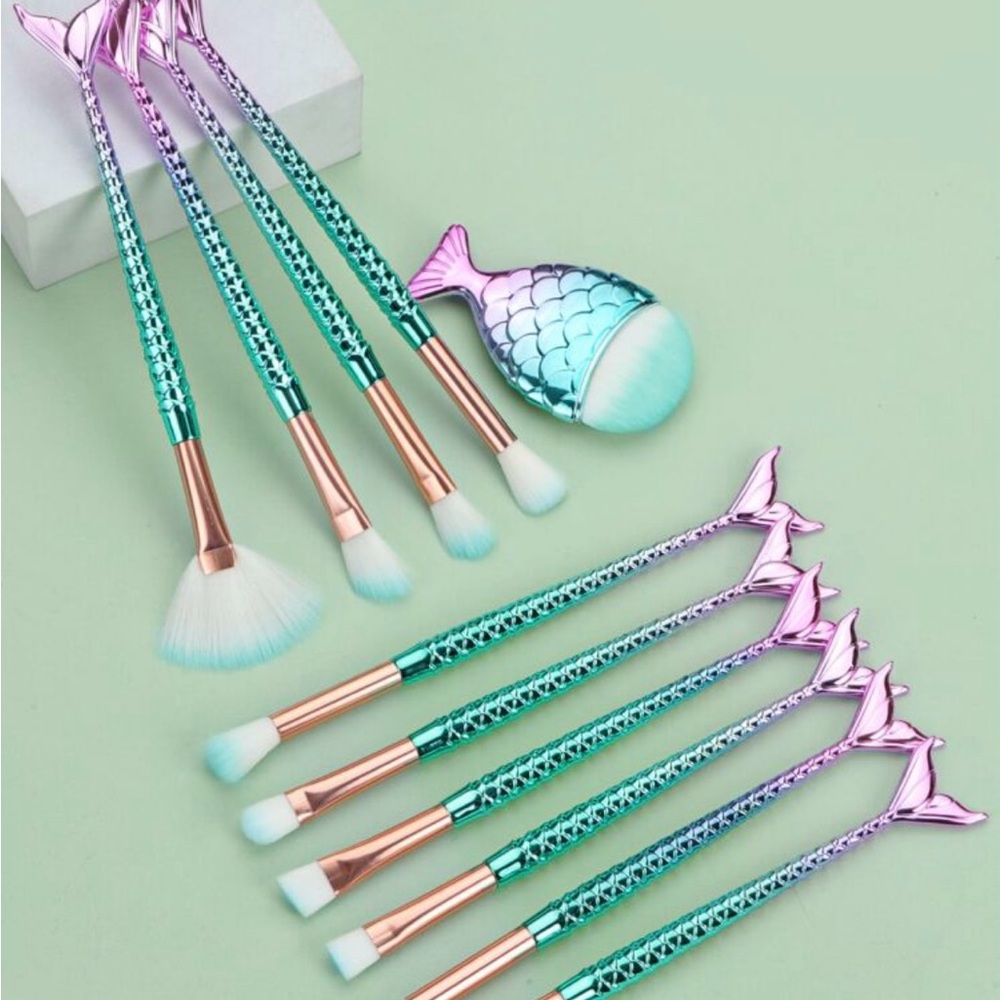 New*Mermaid Makeup Brush Set